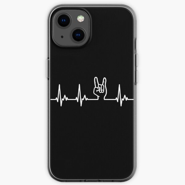 Mein Herz schlägt für Heavy Metal iPhone Flexible Hülle
