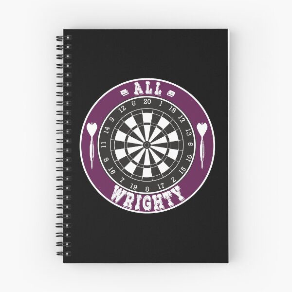 Item preview, Darts Pun All Wrighty Dartboard designed and sold by OmmeDesigns.