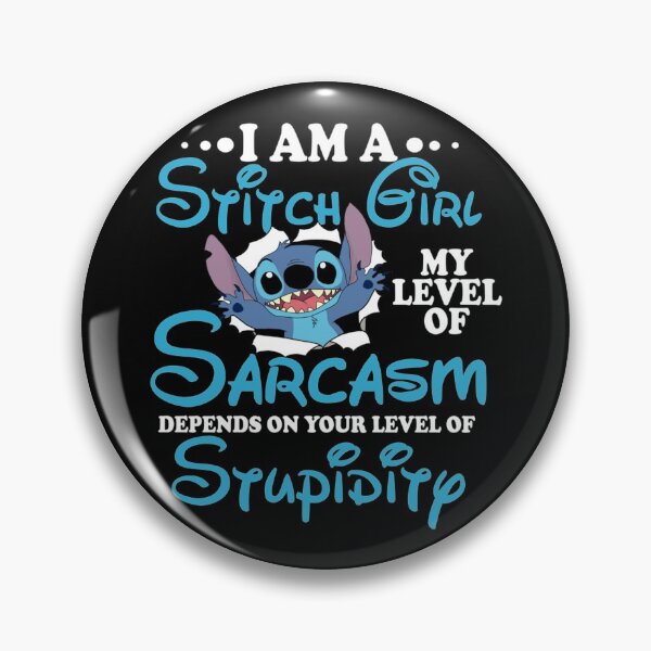 Item preview, My Level Of Sarcasm Stitch Sarcasm Stupidity designed and sold by Marry1102.