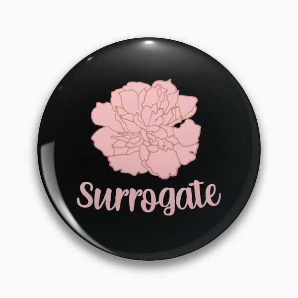 Item preview, Floral Surrogate Cute Arrow Pointing Funny Surrogacy designed and sold by RainbowPandas.
