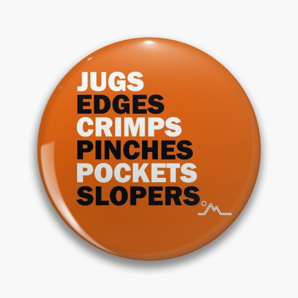 Item preview, Climbing Holds (Jugs Edges Crimps Pinches Pockets Slopers) designed and sold by joyofclimbing.