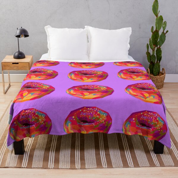 Item preview, Colorful Donuts Wpap Pop Art Pattern Purple background designed and sold by ahmadnusyirwan.