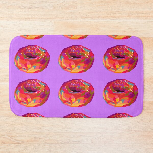 Item preview, Colorful Donuts Wpap Pop Art Pattern Purple background designed and sold by ahmadnusyirwan.