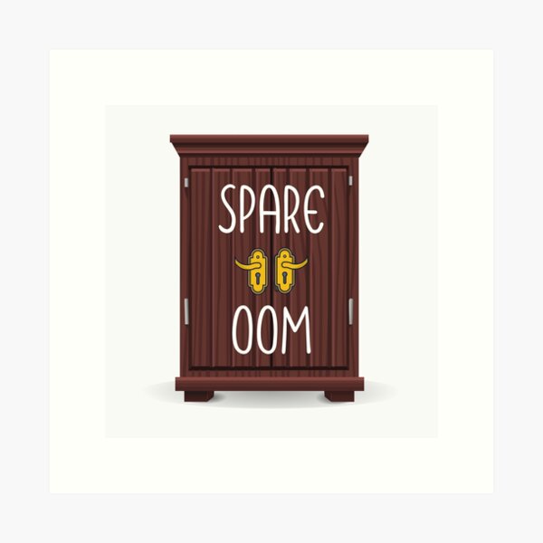 Wardrobe / Spare Oom Art Print