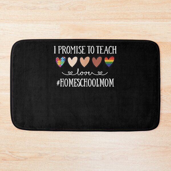 Item preview, I Promise To Teach Love Homeschool Mom Heart  designed and sold by servantdep.
