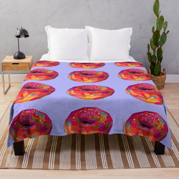 Item preview, Colorful Donuts Wpap Pop Art Pattern Blue background designed and sold by ahmadnusyirwan.