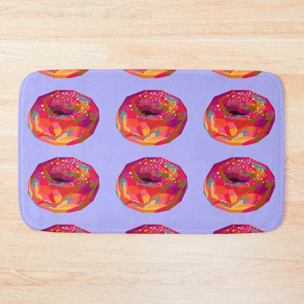Item preview, Colorful Donuts Wpap Pop Art Pattern Blue background designed and sold by ahmadnusyirwan.