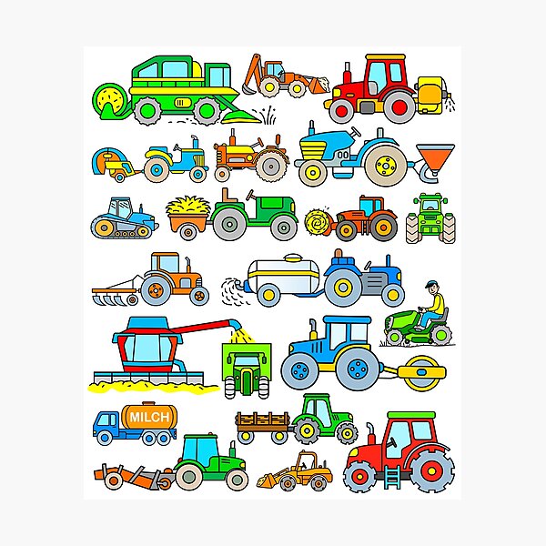 Item preview, Tractors farm vehicles designed and sold by samshirts.