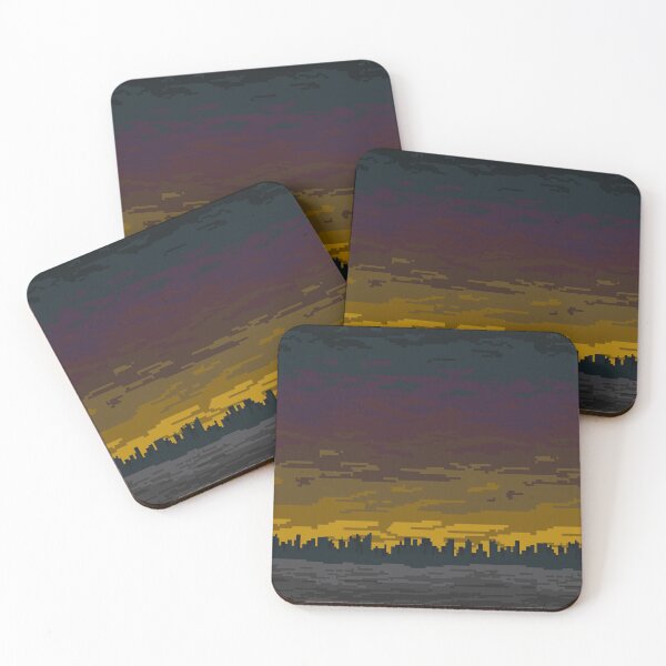 Item preview, PIXEL SKYLINE designed and sold by MysticPotato.
