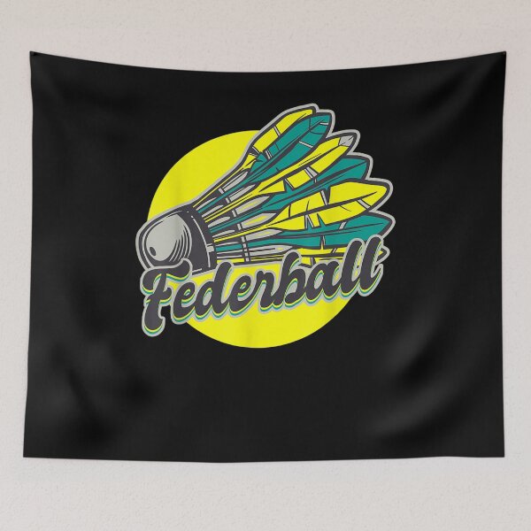 Artikelvorschau, Federball Badminton Ball Sport Illustration entworfen und verkauft von servantdep.