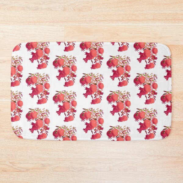 Item preview, Pink pomegranate statement art continuous line art designed and sold by orangerinka.