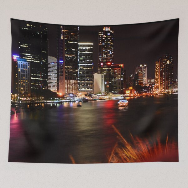 Item preview, Brisbane after dark, night views of the city, from the South Bank, photo by Einar Aasen designed and sold by Einar Aasen.
