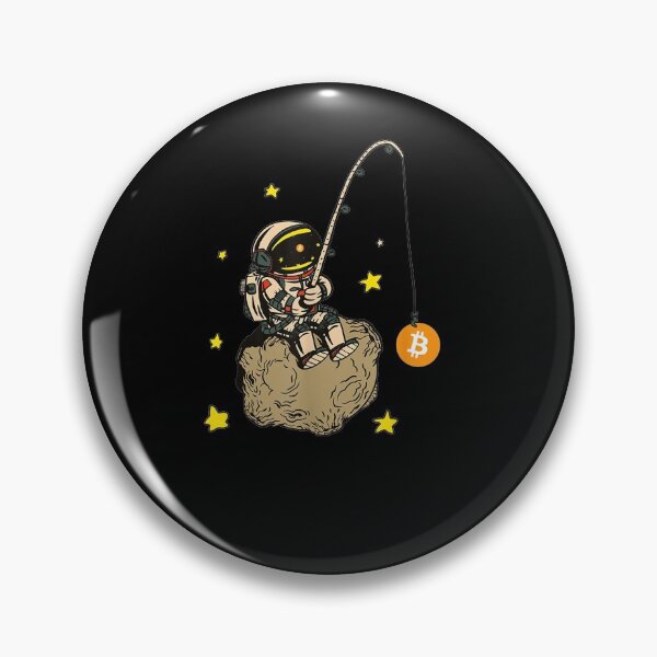 Item preview, Astronaut Fishing For Bitcoin Crypto To The Moon Btc Bitcoin  designed and sold by servantdep.