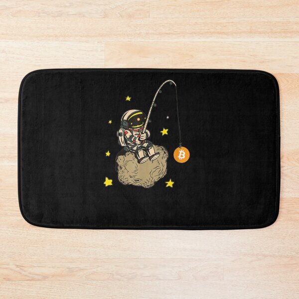 Item preview, Astronaut Fishing For Bitcoin Crypto To The Moon Btc Bitcoin  designed and sold by servantdep.