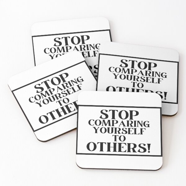 Item preview, Stop comparing yourself to OTHERS!  sticker designed and sold by Bonicrazypeople.