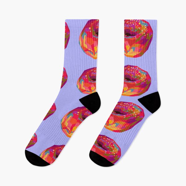 Item preview, Colorful Donuts Wpap Pop Art Pattern Blue background designed and sold by ahmadnusyirwan.