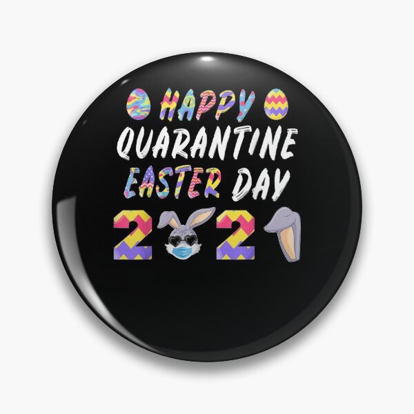 Item preview, Happy Quarantine Easter Day 2021 Funny Bunny In A Mask Eggs  designed and sold by servantdep.