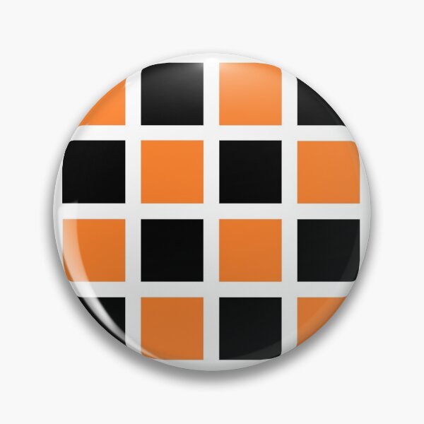 Item preview, Orange and Black Squares White  designed and sold by lornakay.