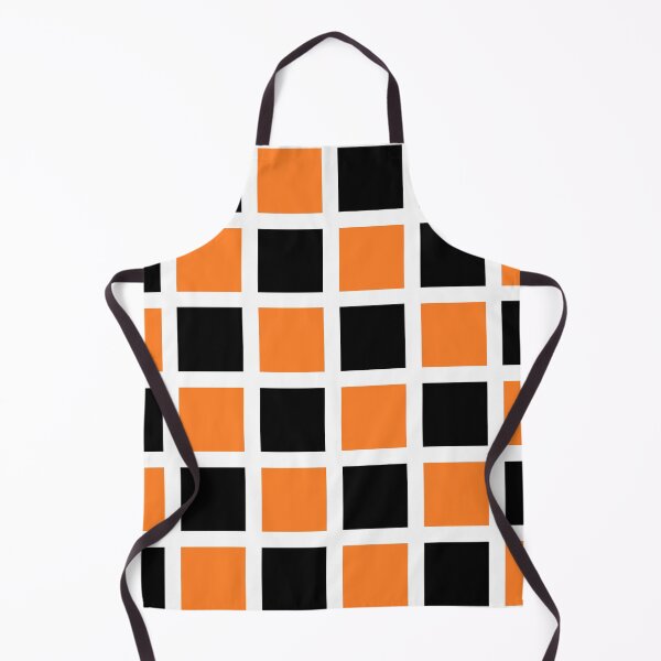 Item preview, Orange and Black Squares White designed and sold by lornakay.