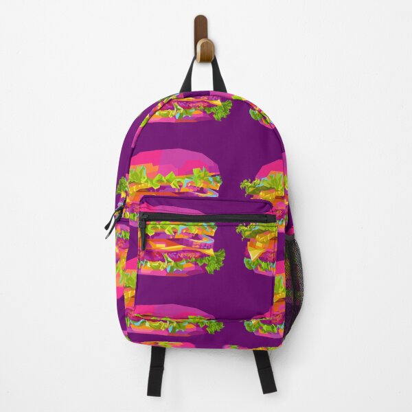 Item preview, Burger Wpap Pop Art Pattern purple background designed and sold by ahmadnusyirwan.