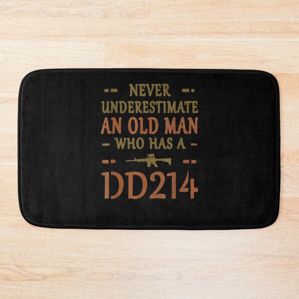 Item preview, Mens Veterans Never Underestimate An Old Man Who Has A Dd214  designed and sold by fishingcat19.
