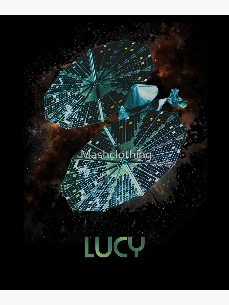 Disover Lucy spacecraft Premium Matte Vertical Poster