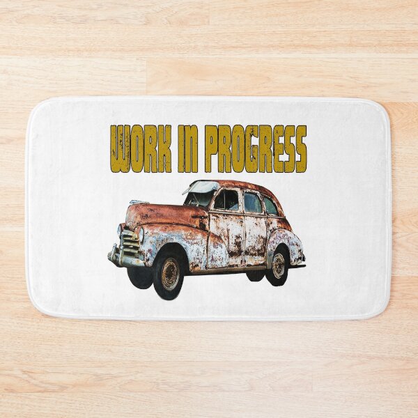 Item preview, Work in Progress Bumper Sticker designed and sold by OldschoolTs.