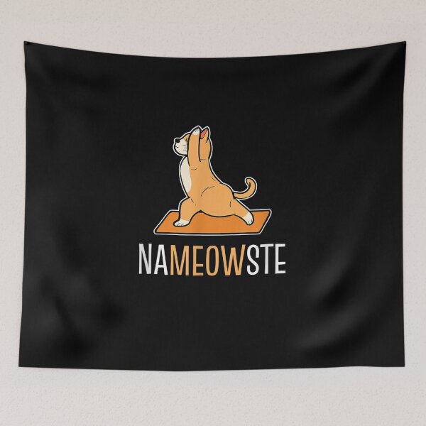 Item preview, Funny Yoga Cat Nameowste  designed and sold by servantdep.