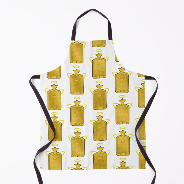Item preview, hot water bottle angel (yellow, halo, wings) designed and sold by endosucks.