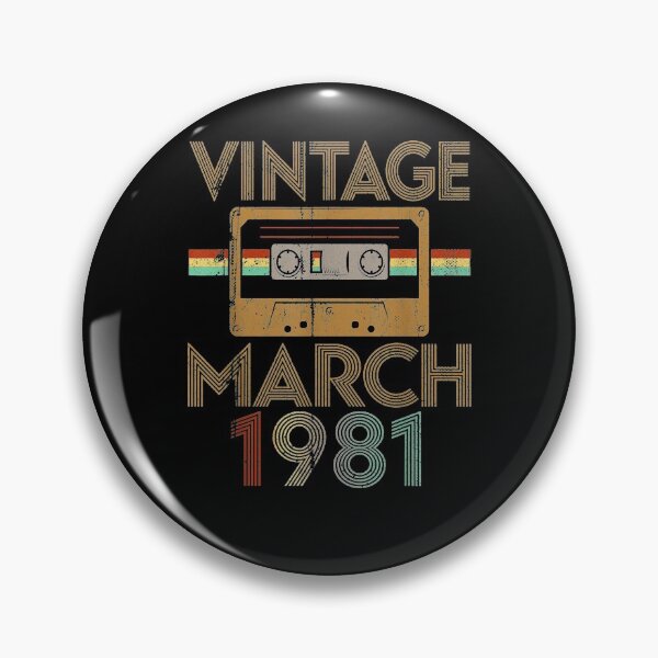 Item preview, Vintage 40th Birthday March 1981 40 Year Quarantine Birthday  designed and sold by fishingcat19.