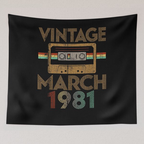 Item preview, Vintage 40th Birthday March 1981 40 Year Quarantine Birthday  designed and sold by fishingcat19.