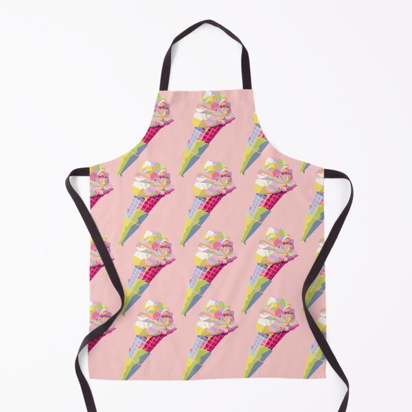 Item preview, Ice Cream Cone Wpap Pop Art Pattern Pink background designed and sold by ahmadnusyirwan.