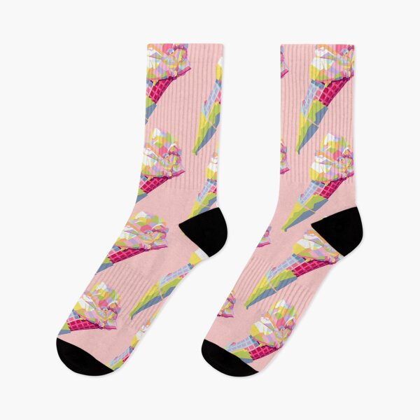 Item preview, Ice Cream Cone Wpap Pop Art Pattern Pink background  designed and sold by ahmadnusyirwan.