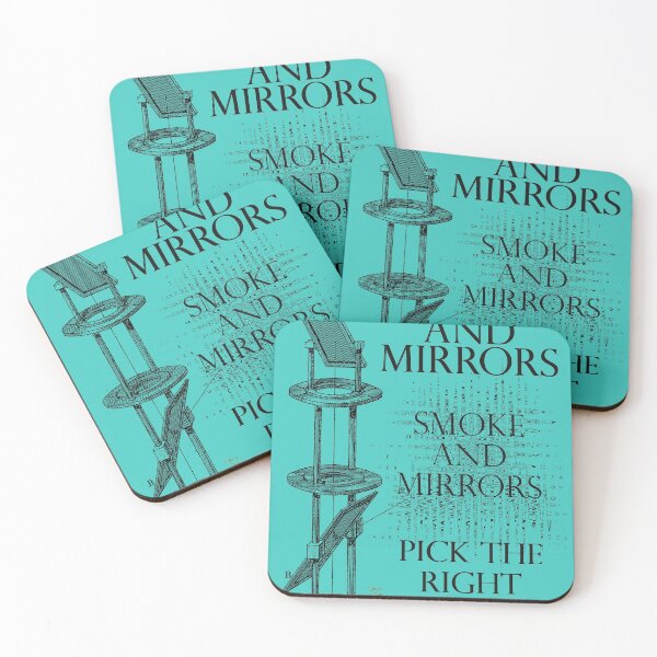 Item preview, Smoke and Mirrors Look for Your Truth on Turquoise and Grey designed and sold by SpiritGifts.