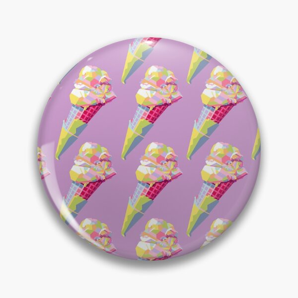 Item preview, Ice Cream Cone Wpap Pop Art Pattern puple background designed and sold by ahmadnusyirwan.