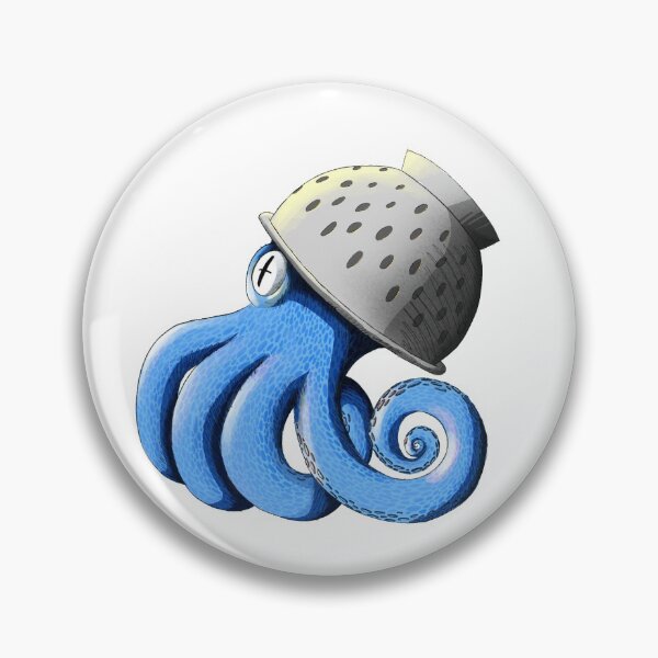 Item preview, Cool octopus with colander hat designed and sold by elenA-RT.