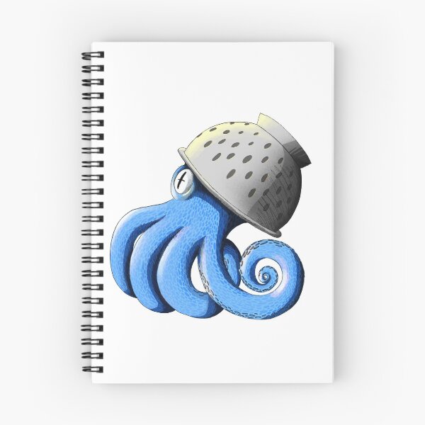 Item preview, Cool octopus with colander hat designed and sold by elenA-RT.