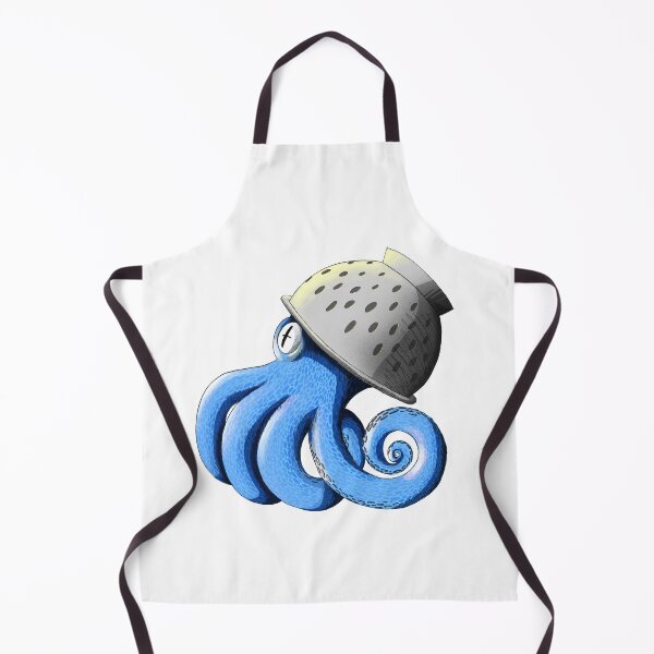 Item preview, Cool octopus with colander hat designed and sold by elenA-RT.