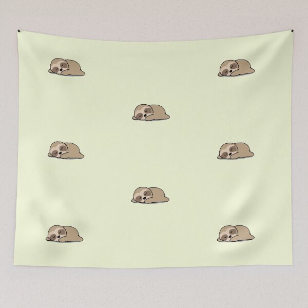 Item preview, Cute sleepy sloth designed and sold by dudilyra.