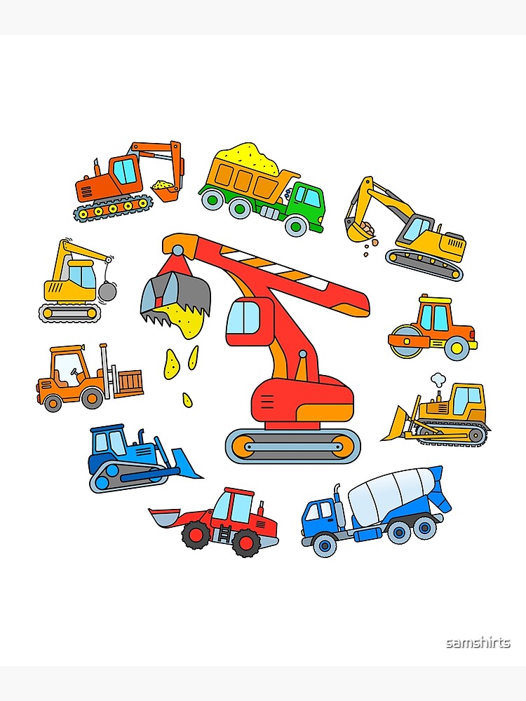 Construction Custom Design Wrapping Paper Bulldozer Dump Truck Toddler Kid  Gift