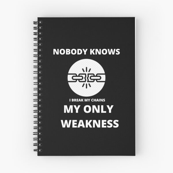 Item preview, Nobody Knows My Only Weakness designed and sold by KaliminaDesigns.