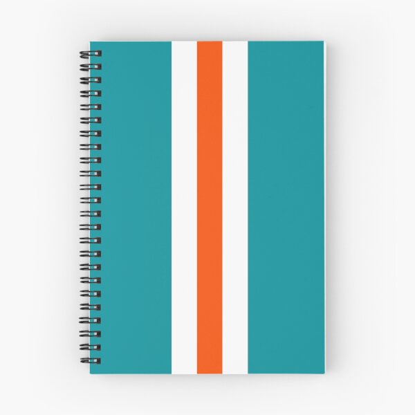 Item preview, Retro American Football Stripes Miami Teal White Orange  designed and sold by Sporting Colour.