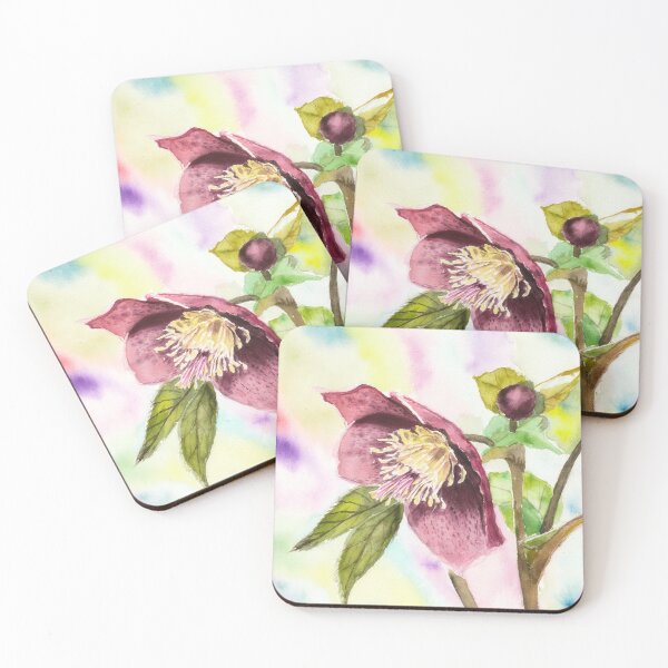 Item preview, Lenten Rose Watercolour Painting by Monika designed and sold by Monika's Painting.