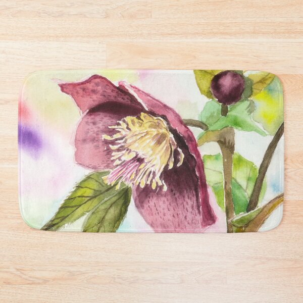 Item preview, Lenten Rose Watercolour Painting by Monika designed and sold by Monika's Painting.