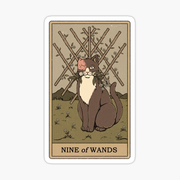 Item preview, Nine of Wands designed and sold by Thiago Corrêa.