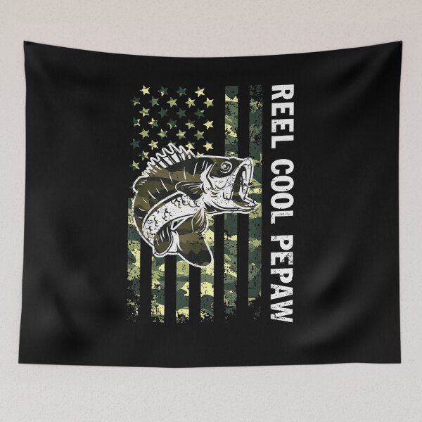 Item preview, Reel Cool Pepaw Camouflage American Flag Fathers Day  designed and sold by servantdep.