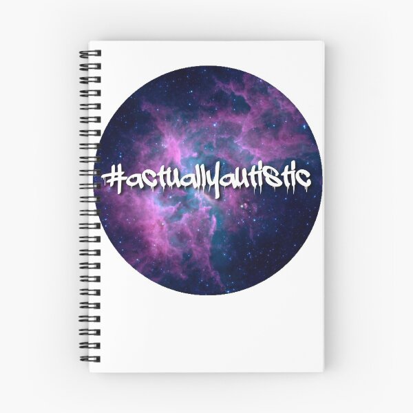 Item preview, "#actuallyautistic" Space Design designed and sold by AceKaceMusic.
