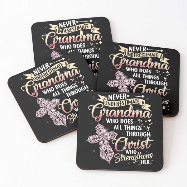 Item preview, Never Underestimate A Grandma Who Does All Things Through  designed and sold by servantdep.