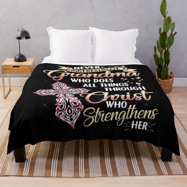 Item preview, Never Underestimate A Grandma Who Does All Things Through  designed and sold by servantdep.