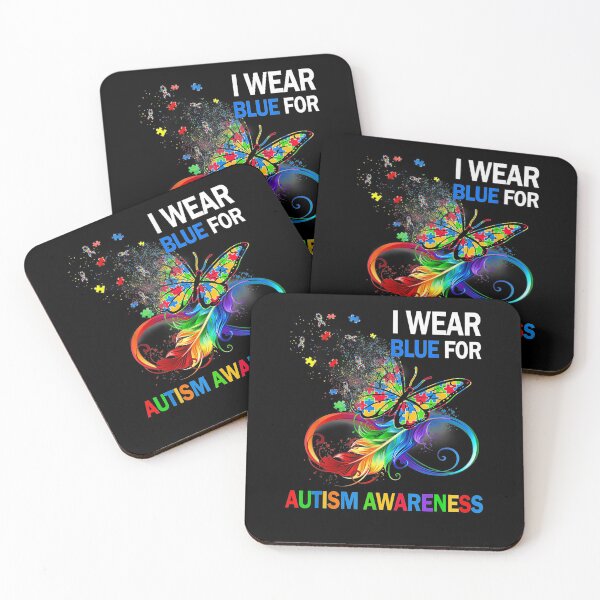 Item preview, Autism Awareness I Wear Blue For Autism Awareness Butterfly  designed and sold by fishingcat19.